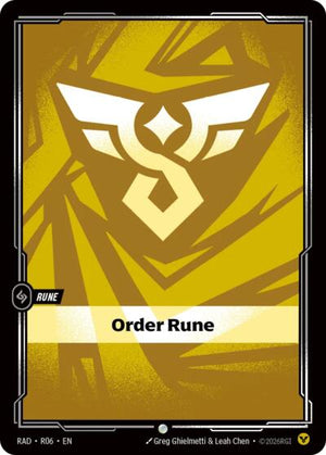 Riftbound - Radiance - Order Rune - R06 - Common
