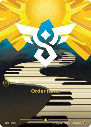 Riftbound - Radiance - Order Rune - R06a - Showcase