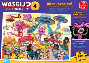 Wasgij Junior 4 - Alien Invasion - 240 Piece Jigsaw Puzzle