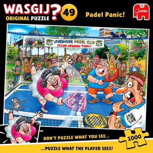 Wasgij Original 49 - Padel Panic - 1000 Piece Jigsaw Puzzle